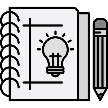 kitap simgesi vektör illüstrasyonu