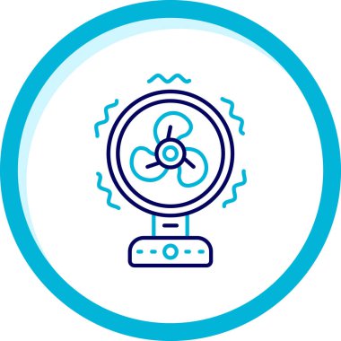 Hayran ikonu. Web için fan vektör simgelerinin basit illüstrasyonu