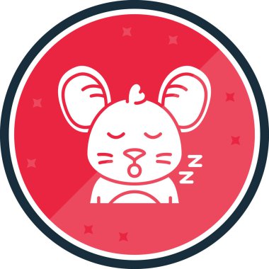 Uyuyan sevimli bir ayının vektör çizimi