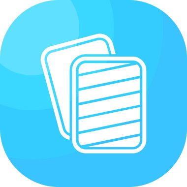 Kitap. Web simgesi basit illüstrasyon