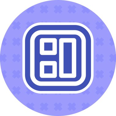 Beyaz arkaplanın mavi ve beyaz arkaplanının vektör illüstrasyonuName