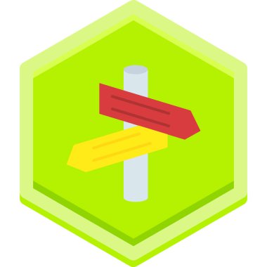 Tek bir izole simgenin vektör illüstrasyonu