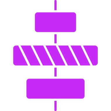 Barkod. Web simgesi basit illüstrasyon