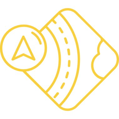 Tek bir simgenin vektör illüstrasyonu