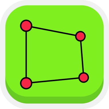 kare çerçeveli kare simgesi