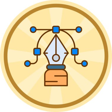 şebeke. Web simgesi basit illüstrasyon