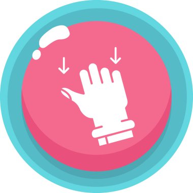 el simgesi vektör illüstrasyonu