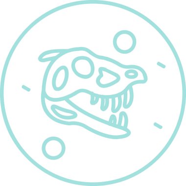 Kemikli bir köpeğin vektör çizimi