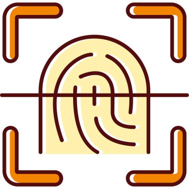 parmak izi tarama simgesi