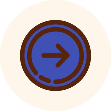 ok simgesi vektör illüstrasyonu