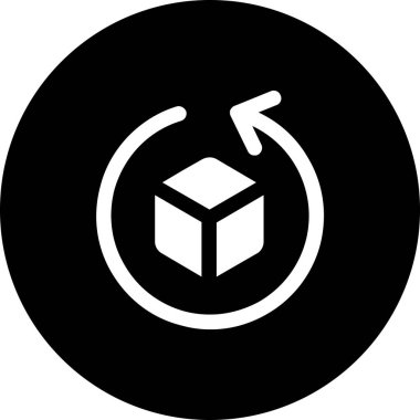 kutu simgesi, vektör illüstrasyonu