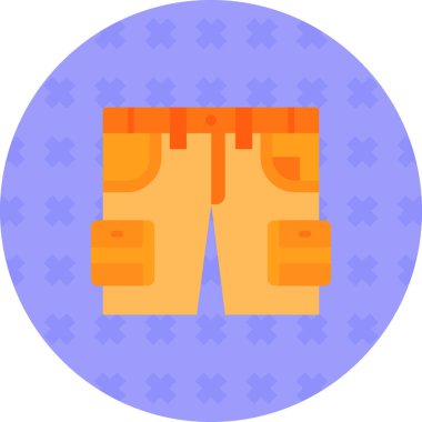 Kıyafet giysi simgesi düz stil