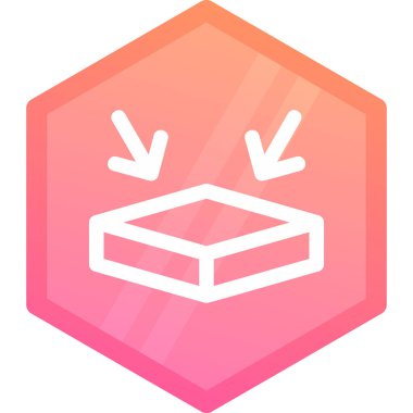 Beyaz arkaplanda bir hediyenin vektör çizimi