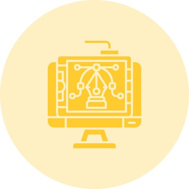 Bir robotun vektör çizimi