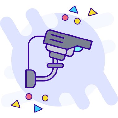 kamera simgesi vektör illüstrasyonu