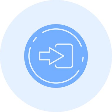 ok simgesi vektör illüstrasyonu