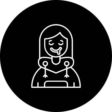 İnsan simgesinin vektör illüstrasyonu