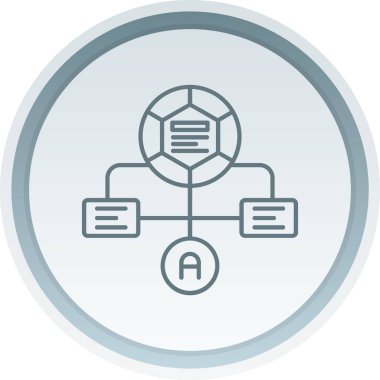 Modern bir simgenin vektör illüstrasyonu