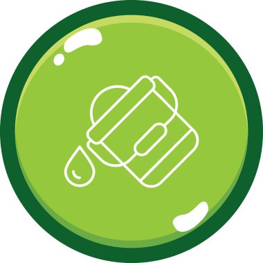 fırça vektör dairesi tasarım illüstrasyonu