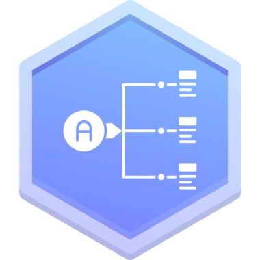 ai Yapay Zeka ikonu vektör illüstrasyonu