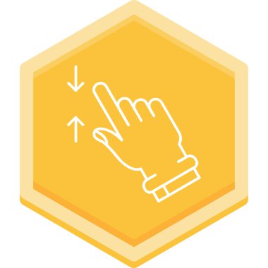 parmak simgesi vektör illüstrasyonu