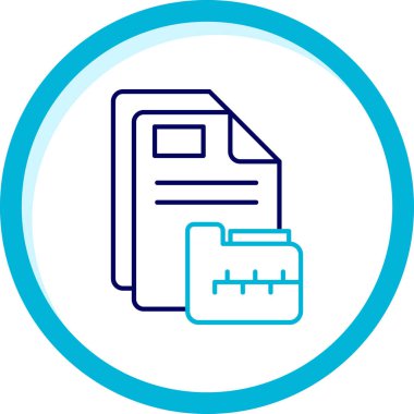 Belge. Web simgesi basit tasarım