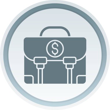 Evrak çantası simgesinin vektör illüstrasyonu