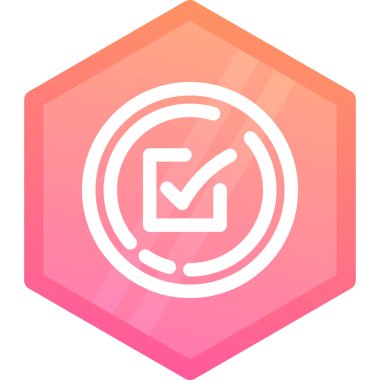 tik simgesi vektör illüstrasyonu