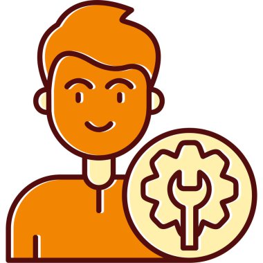 Bozuk parası olan bir kadının vektör çizimi