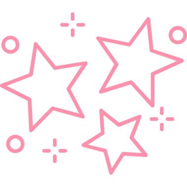 Yıldız simgesinin vektör illüstrasyonu