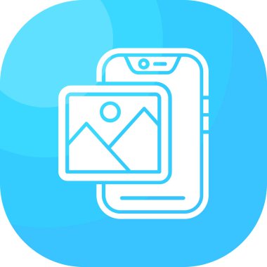 Vektör Mobil simge illüstrasyonu