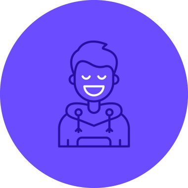 Maskeli bir adamın vektör çizimi