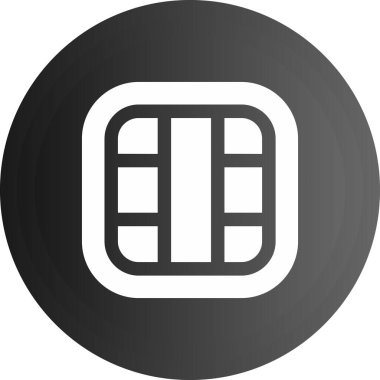 Modern bir simgenin vektör illüstrasyonu