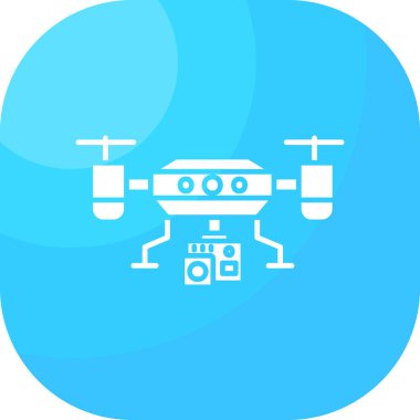 Helikopter. Web simgesi basit illüstrasyon