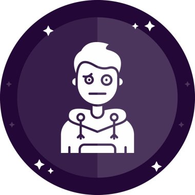 İnsan simgesinin vektör illüstrasyonu