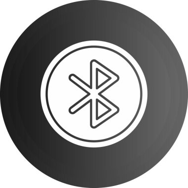 Bluetooth simgesi vektör çizim