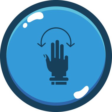 Su musluğu simgesinin vektör illüstrasyonu