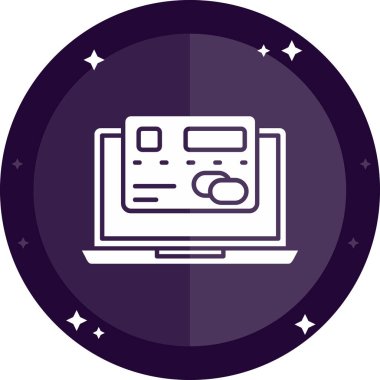 Seo simgesinin vektör illüstrasyonu