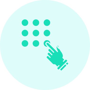 Temizlik. Web simgesi basit illüstrasyon