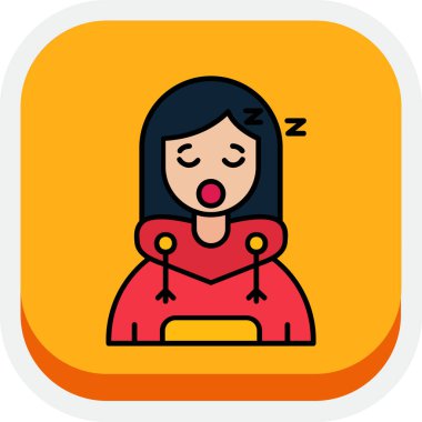 Elinde kitapla uyuyan bir kız.