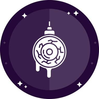 pusula simgesi, vektör illüstrasyonu