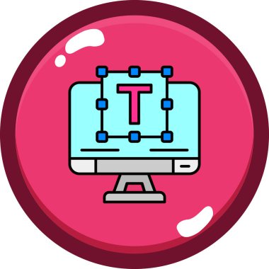 Ağ modern simgesi, vektör illüstrasyonu