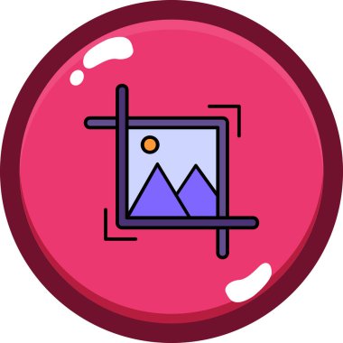 harita web simgesi vektör illüstrasyonu