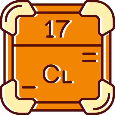 Eski moda bir kimyasal sembolün simgesi.