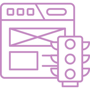 bilgisayar web simgesi, basit tasarım