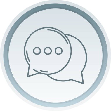 Konuşma baloncukları ikon vektör çizimi