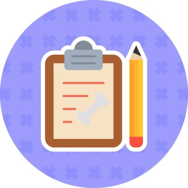 Belge. Web simgesi basit illüstrasyon