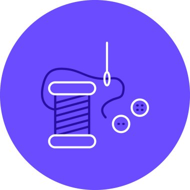 Vektör dikiş makinesi simgesini