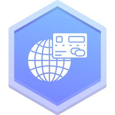 dünya simgesi, vektör illüstrasyonu.