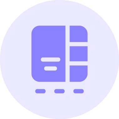 kitap simgesi vektör illüstrasyonu